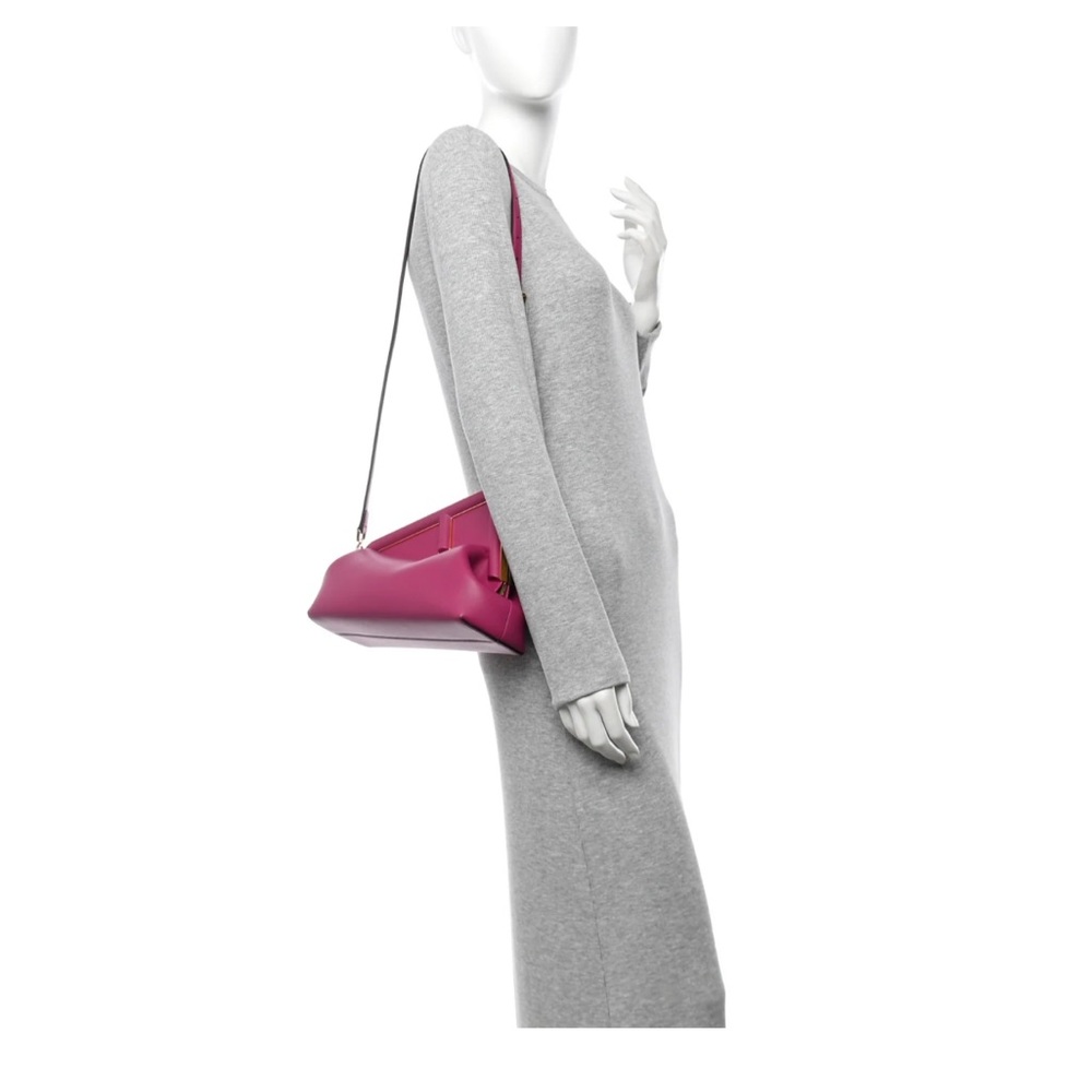 NWT Hot Pink Midi Fendi First Pouchette Clutch - Picture 12 of 12